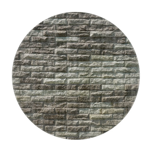 Old Brick Wall: Distressed Texture Cutting Board (Front)