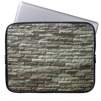 Old Brick Wall: Distressed Texture Laptop Sleeve
