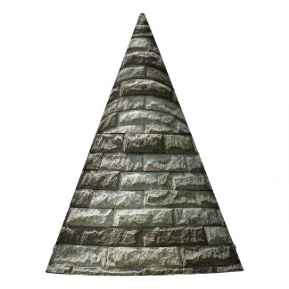 Old Brick Wall: Distressed Texture Party Hat