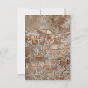 Old Brick Wall Invitation