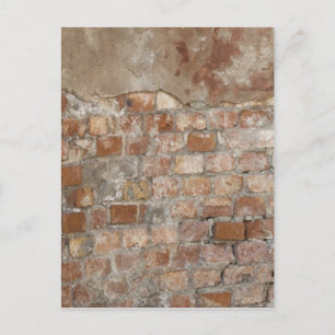 Old Brick Wall Postcard