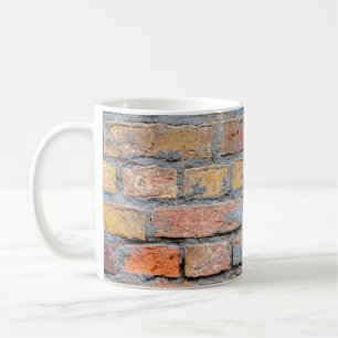 Old brick wall texture backgroundarchitecture, bac coffee mug