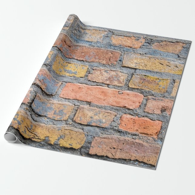 Old brick wall texture backgroundarchitecture, bac wrapping paper (Unrolled)