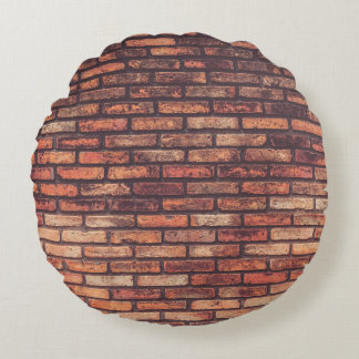 old brick wall texture backgroundbackground,hipste round cushion