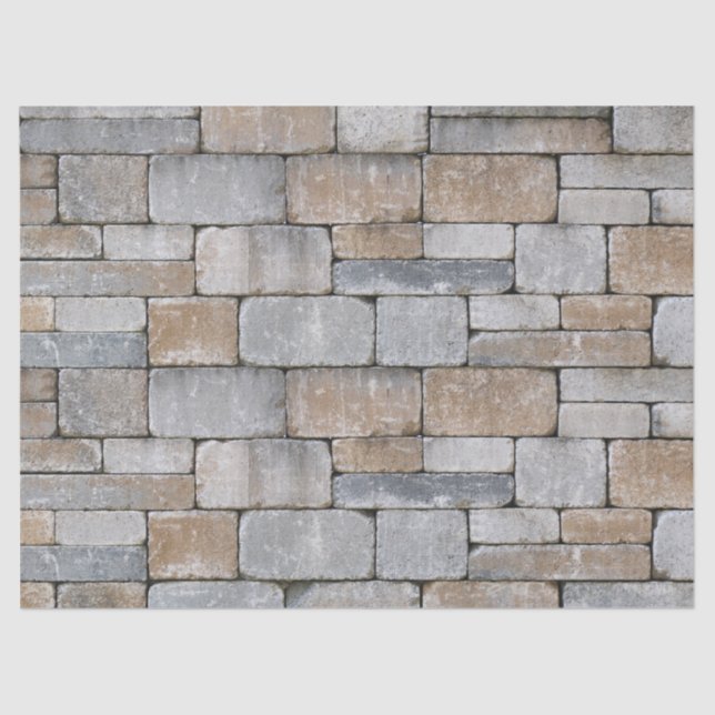 old brick wall tissue paper (Front)