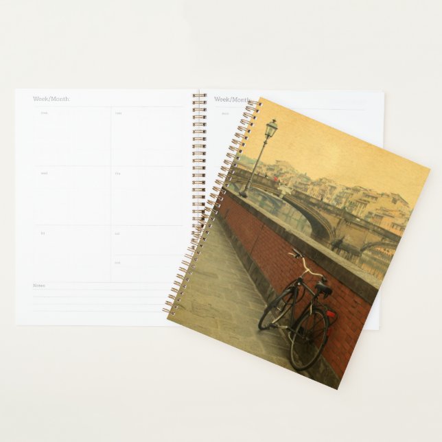 Old Bridge in Florence Italy Planner – Vintage (Display)