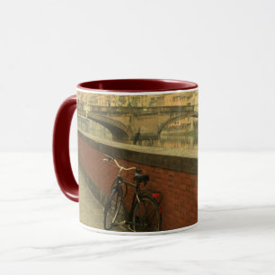 Old bridge in Florence, Italy. Vintage photo Mug