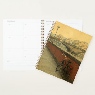 Old bridge in Florence, Italy. Vintage photo Planner