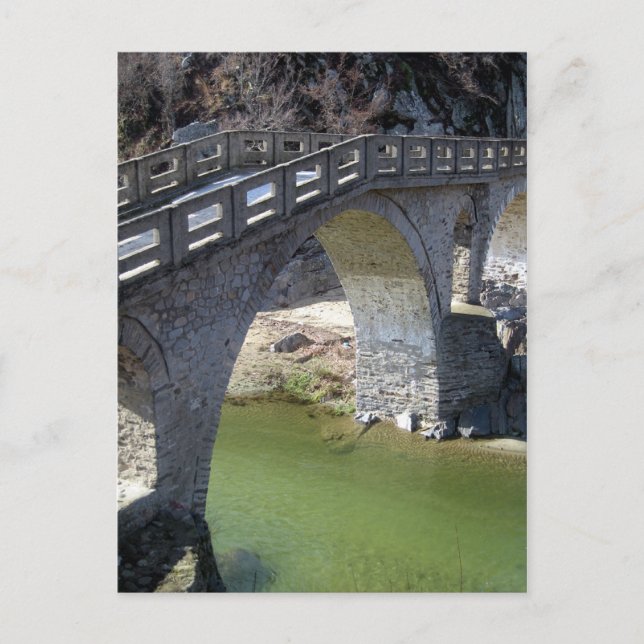 old bridge postcard (Front)