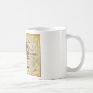 Old British America Explore Polar Bear Compass Map Coffee Mug
