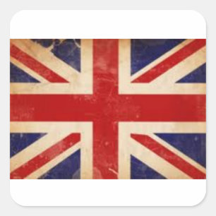 Old British Flag Sticker