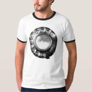 Old British Telephone Dial Design T-Shirt