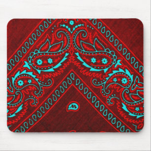 Old Brown Bandanna 2 Mouse Mat