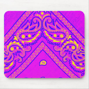 Old Brown Bandanna 5 Mouse Mat