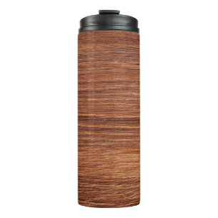 Old brown brick in concrete wall in seamless patte thermal tumbler