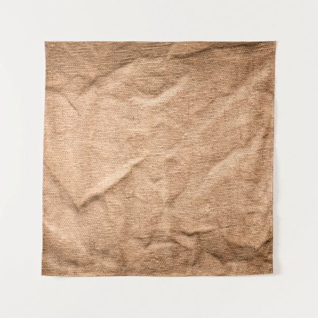 Old brown cloth background tapestry (Front)