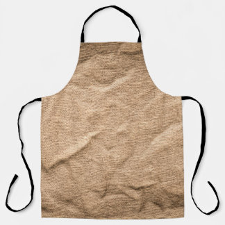 Old brown cloth: textured background. apron