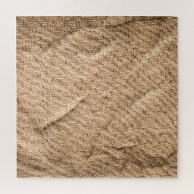 Old brown cloth: textured background. jigsaw puzzle (Vertical)