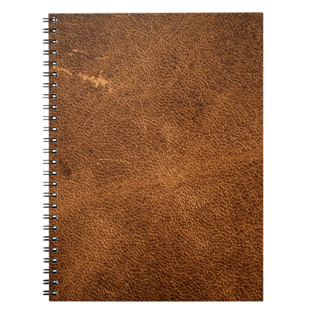 Old brown leather notebook (Front)