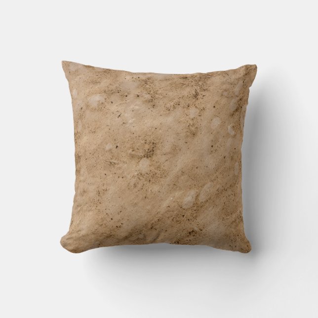 Old brown paper vintage texture background. abstra cushion (Front)