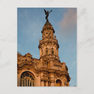 Old building Spire, Havana, Cuba Postcard