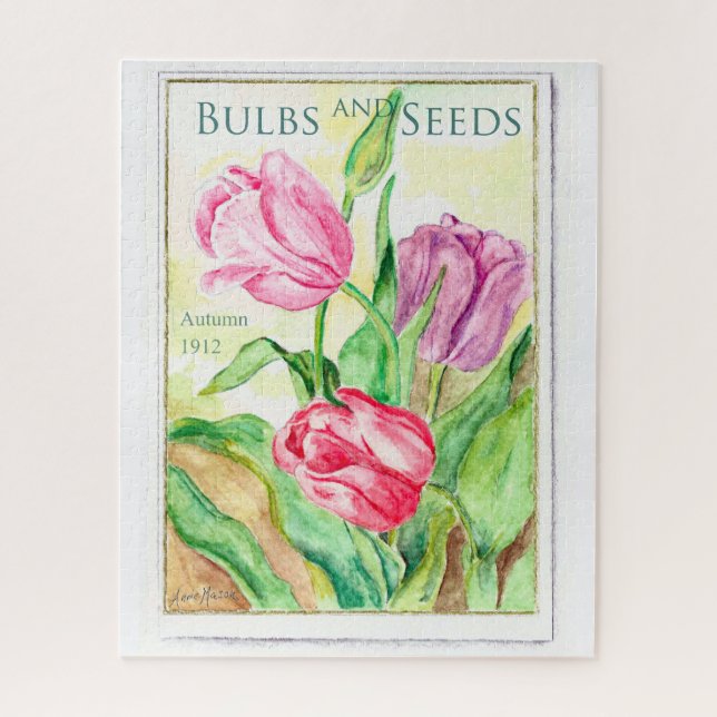 Old Bulbs and Seeds Jigsaw Puzzle (Vertical)
