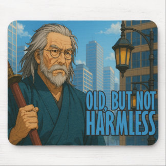 Old But Not Harmless Samurai Mousepad