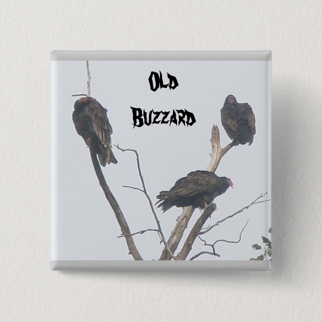 Old Buzzard Button (Front)