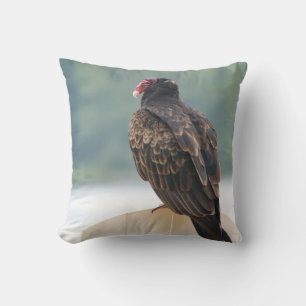 Old Buzzard  Throw Pillow