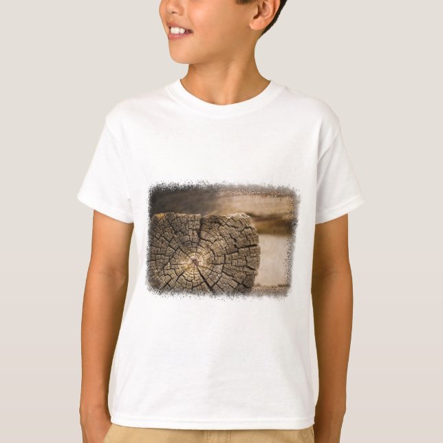 Old Cabin Textures T-Shirt (Front)