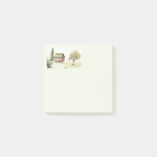 Old Cabin (Watercolor Home Sweet Home Collection) Post-it Notes
