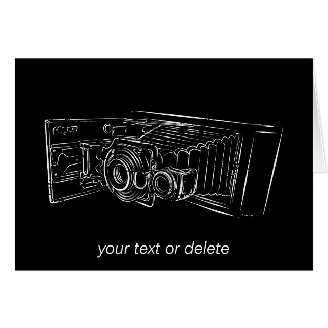 Old Camera in white (Front Horizontal)