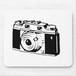 Old Camera Mouse Mat