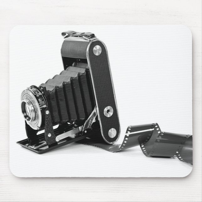 old camera with film mouse mat (Front)