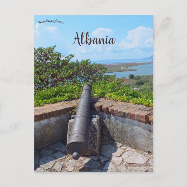Old Cannon at Butrint Fortress in Albania Postcard (Front)