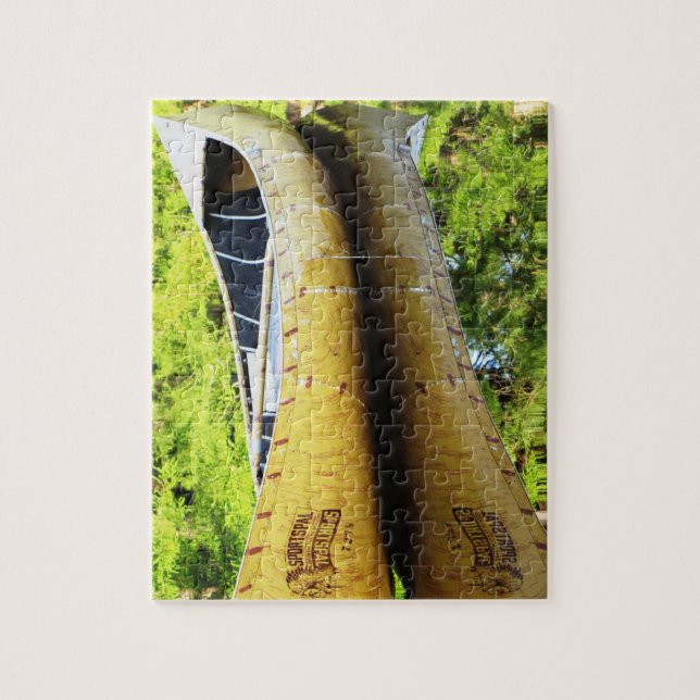 Old Canoe Jigsaw Puzzle (Vertical)