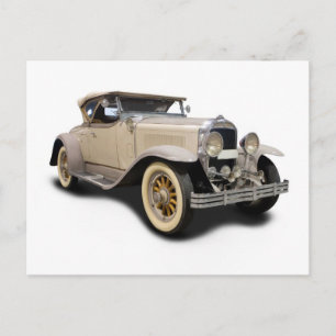 Old car 30 postcard