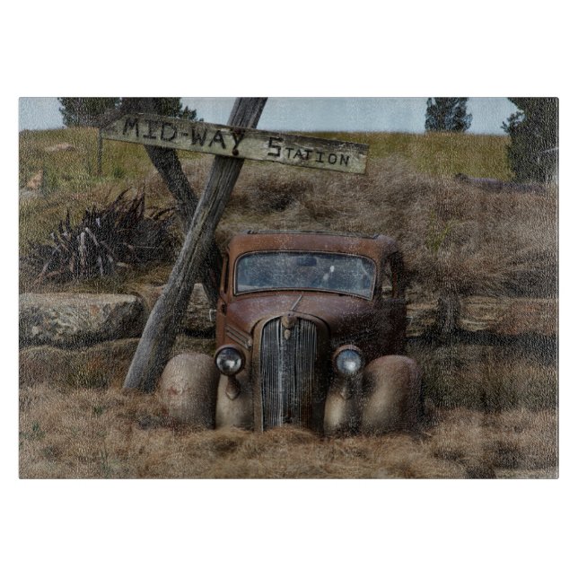Old car cutting board (Front)