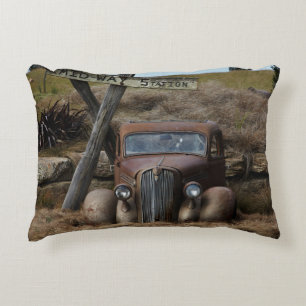 Old car decorative cushion