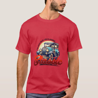 " Old Car Lover" T-Shirt