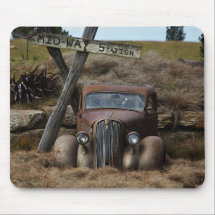 Old car mouse mat