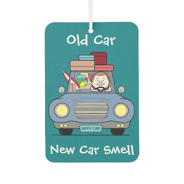 Old Car, New Car Smell Car Air Freshener (Front)