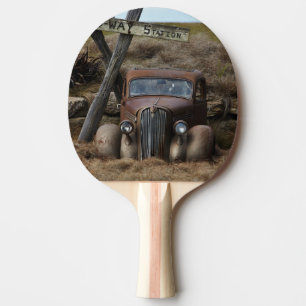 Old car ping pong paddle