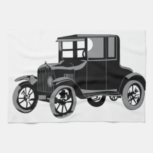 Old Car Tea Towel