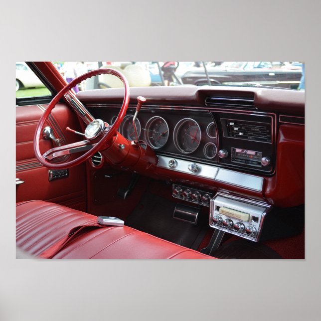 Old Car with 8-track Poster (Front)