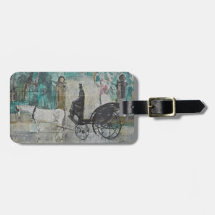 Old Carriage Driver Luggage Tag