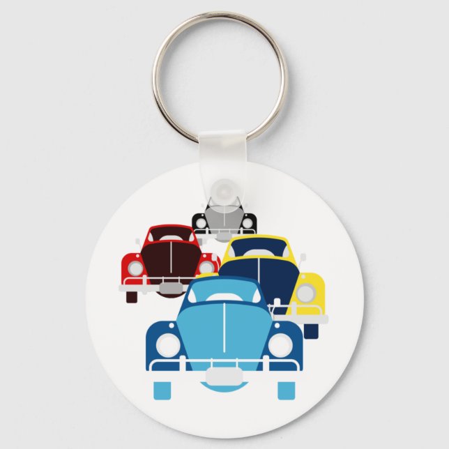 Old Cars Key Ring (Front)