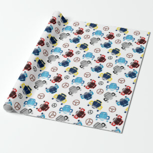 Old Cars Wrapping Paper