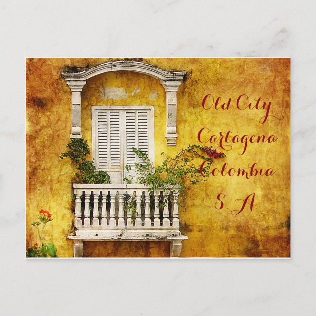 Old Cartagena Post Card (Front)