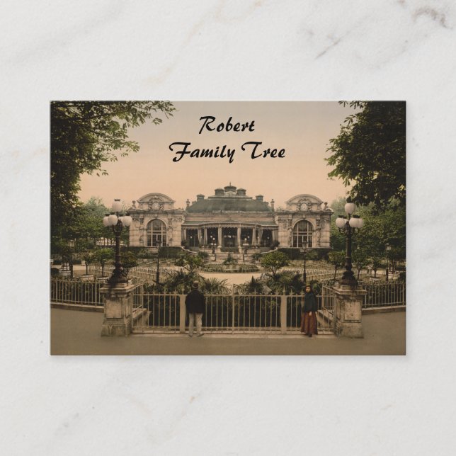 Old Casino, Vichy, France Family Tree Profile Card (Front)